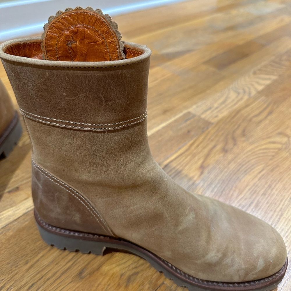 Penelope Chilvers Cropped Tassel Boots 39 (color - biscuit) - Picture 7 of 13